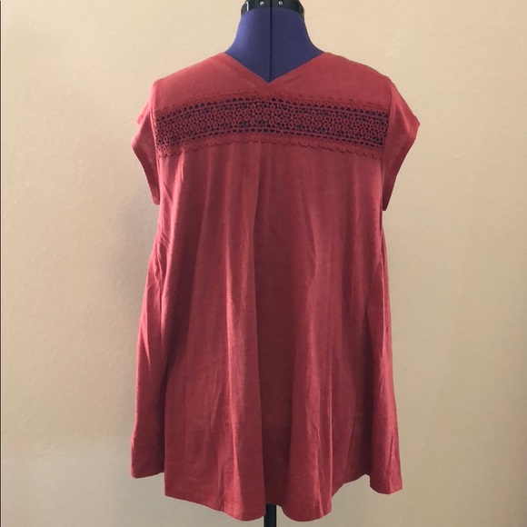 NWOT - Ladies Lg LE3NO Cap Sleeve Top - Picture 4 of 6